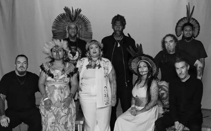 Massive Attack e Cavalera (Reprodução/Instagram)