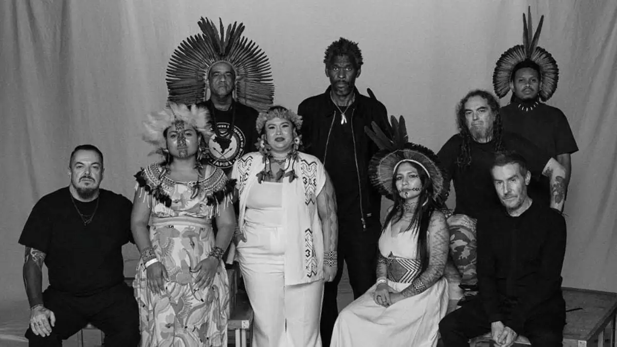 Massive Attack e Cavalera (Reprodução/Instagram)