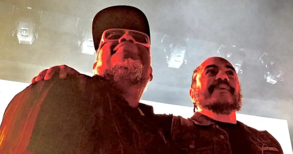 Planet Hemp se despede: 'Tiramos das páginas policiais pra colocar na mesa' 1 BNegão e Marcelo D2 (Instagram)