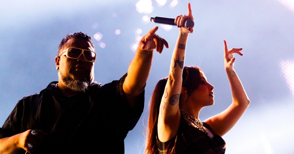 BNegão e Pitty (Patrícia Devoraes/Brazil News)