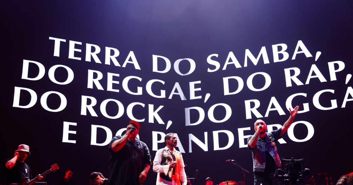 Planet Hemp com BNegão, Black Alien e D2 (Patrícia Devoraes/Brazil News)