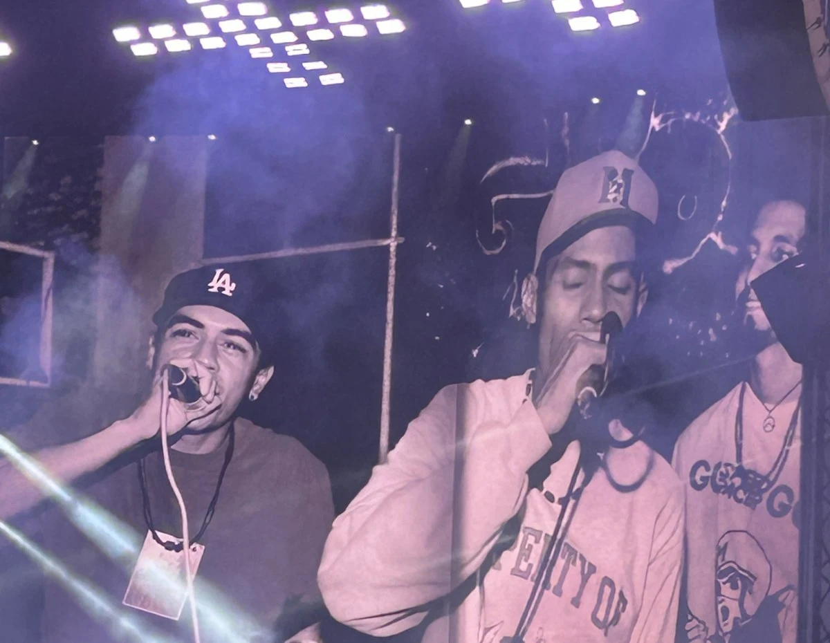 Telão do Show "A Última Ponta - Planet Hemp" presta homenagem a Skunk, fundador da banda (Alexandre de Melo)