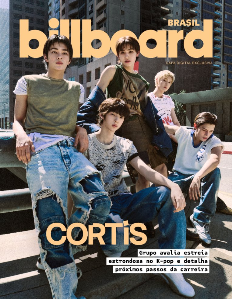 CORTIS na capa digital da Billboard