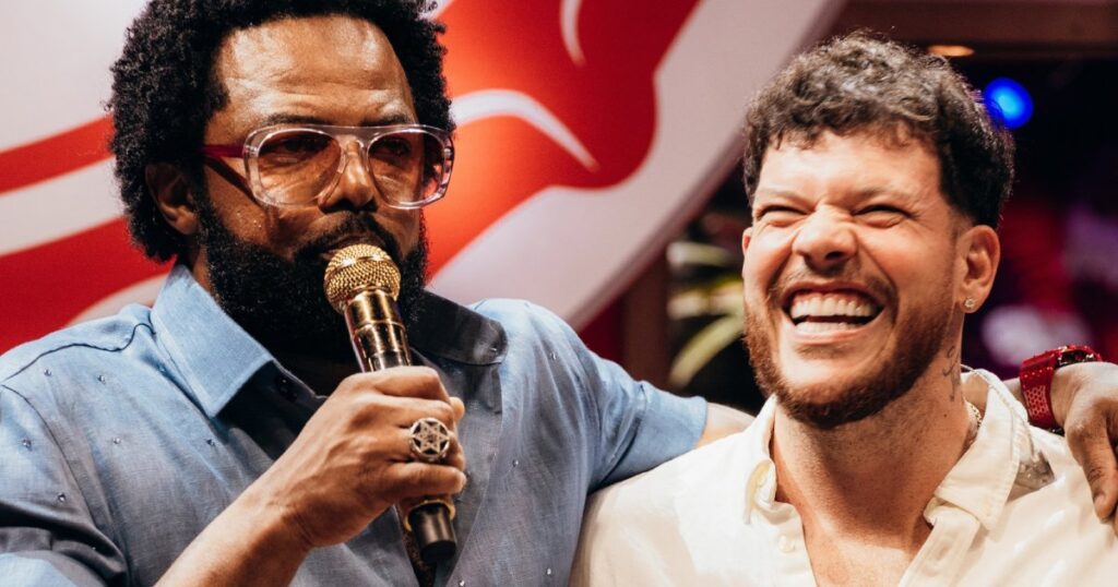 Xande de Pilares e Ferrugem unem forças em versão inédita de 'Degradê' 1 Xande de Pilares e Ferrugem