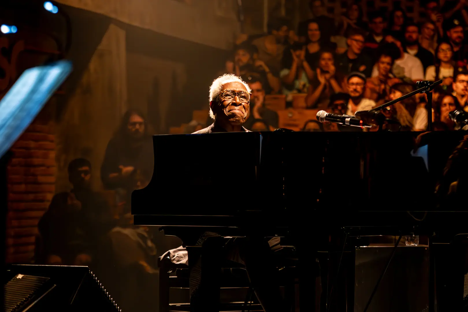 Dom Salvador, pianista, compositor e arranjador brasileiro, estrela momento histórico no Sesc Jazz (Sérgio Fernandes)