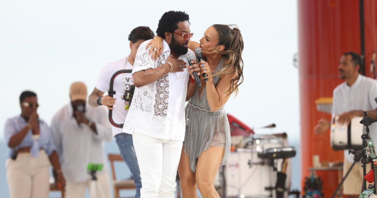 Xande de Pilares participa de Ivete Clareou no Rio (Roberto Filho/Brazil News)