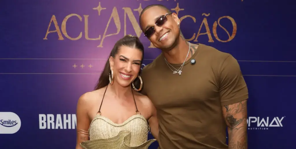 Família de Léo Santana vai aumentar; cantor será pai de um menino 1 Lore Improta e Leo Santana