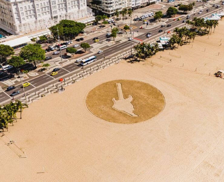 Ação do Rock in Rio em Copacabana