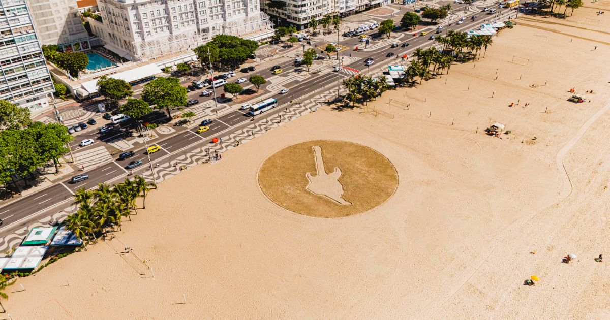 Ação do Rock in Rio em Copacabana