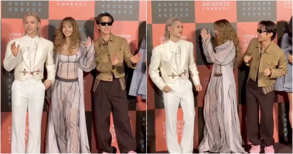 Felix (Stray Kids), Lisa (BLACKPINK) e J-Hope (BTS)
