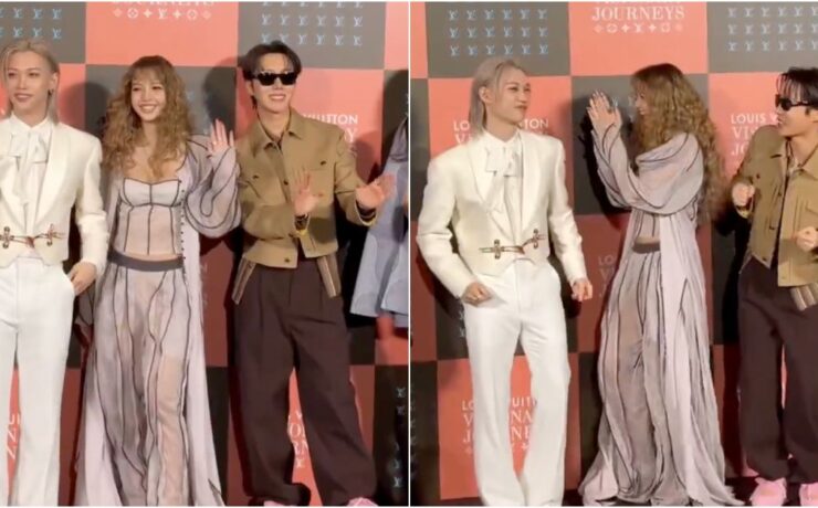 Felix (Stray Kids), Lisa (BLACKPINK) e J-Hope (BTS)