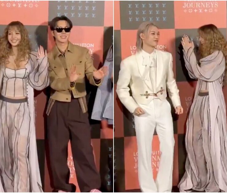 Felix (Stray Kids), Lisa (BLACKPINK) e J-Hope (BTS)