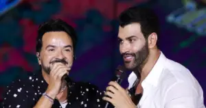 Gusttsvo Lima canta com Luis Fonsi no Allianz