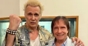 Supla e Roberto Carlos (Redes sociais/Divulgação)