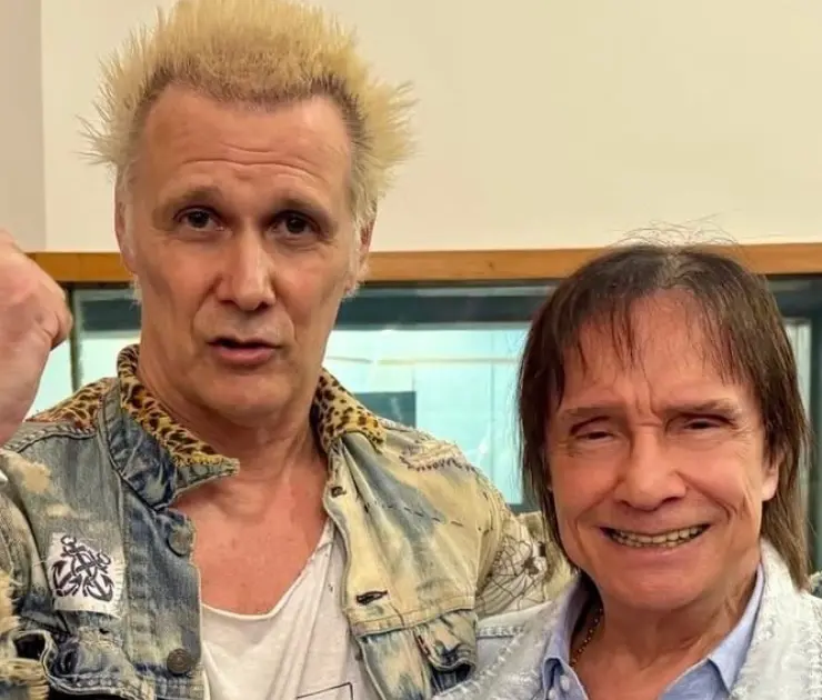 Supla e Roberto Carlos (Redes sociais/Divulgação)