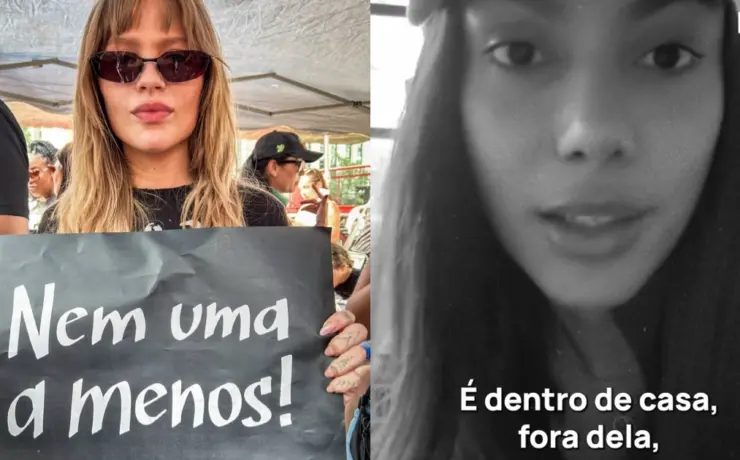 Luisa Sonza e Anitta no Levante Mulheres Vivas (@fotografia.75/Divulgação redes sociais)