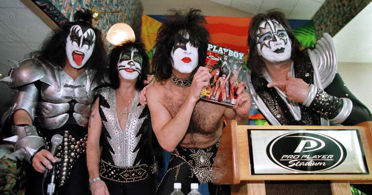 Gene Simmons, Peter Criss, Paul Stanley e Ace Frehley, do KISS