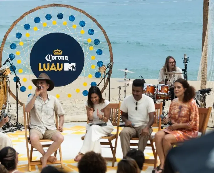 Gravação do Corona Luau MTV em Maresias, que homenageou Cássia Eller (Rafa Leforte)