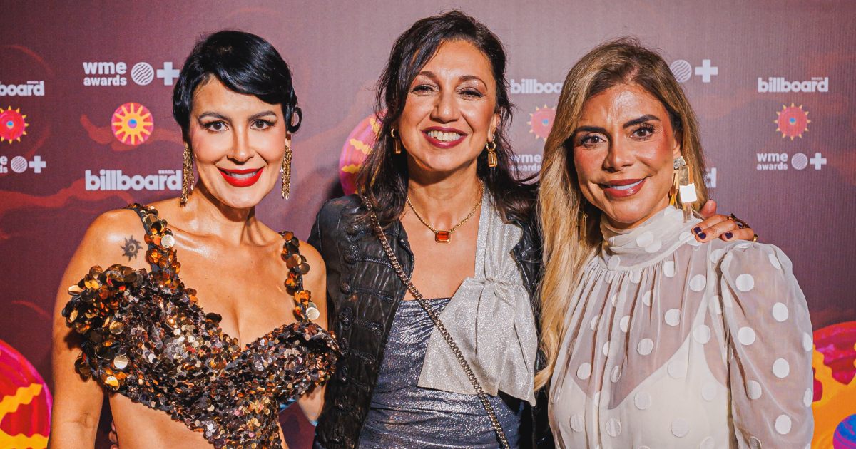 Monique Dardenne, Claudia Assef e Fátima Pissara no WME Awards 2025