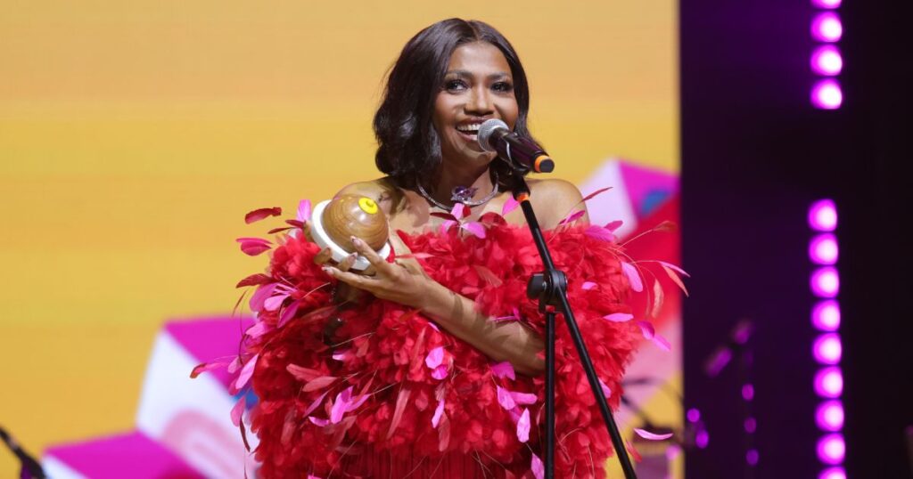 Gaby Amarantos no WME Awards 2025