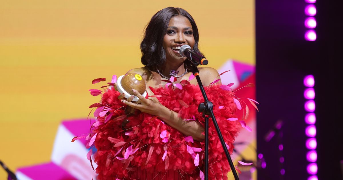 Gaby Amarantos no WME Awards 2025