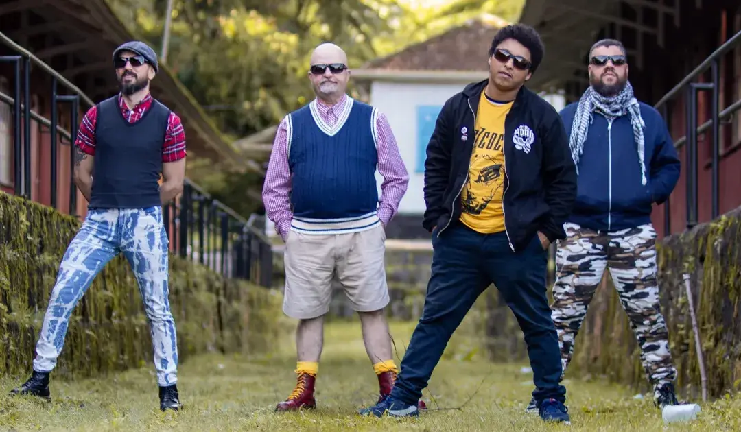 A banda punk paulista Garotos Podres. Natal Foto: Divulgação.