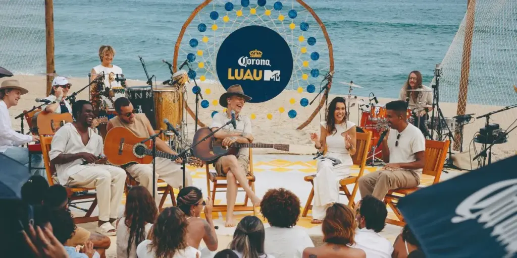 Gravação do Corona Luau MTV em Maresias (Rafa Leforte)
