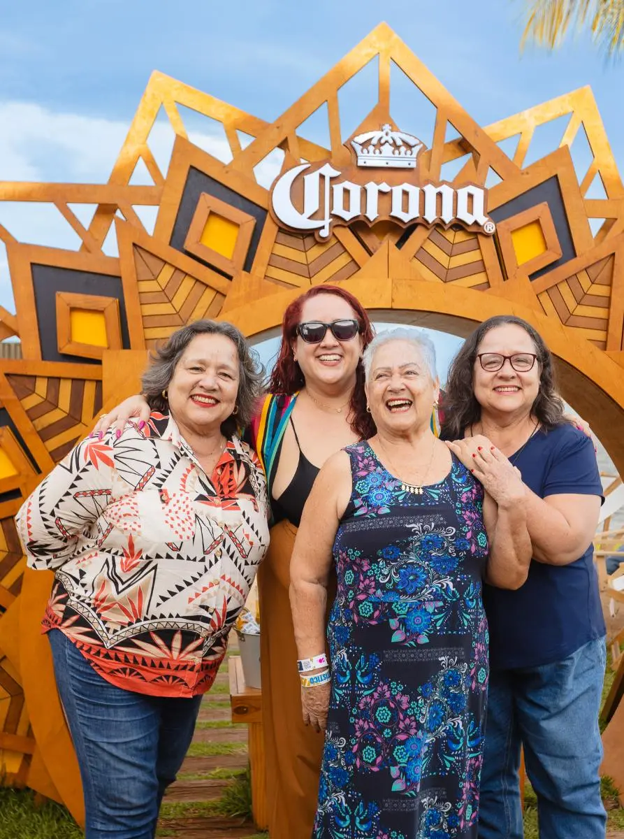 Família de Cássia Eller no Corona Luau MTV em Brasília (Divulgação)