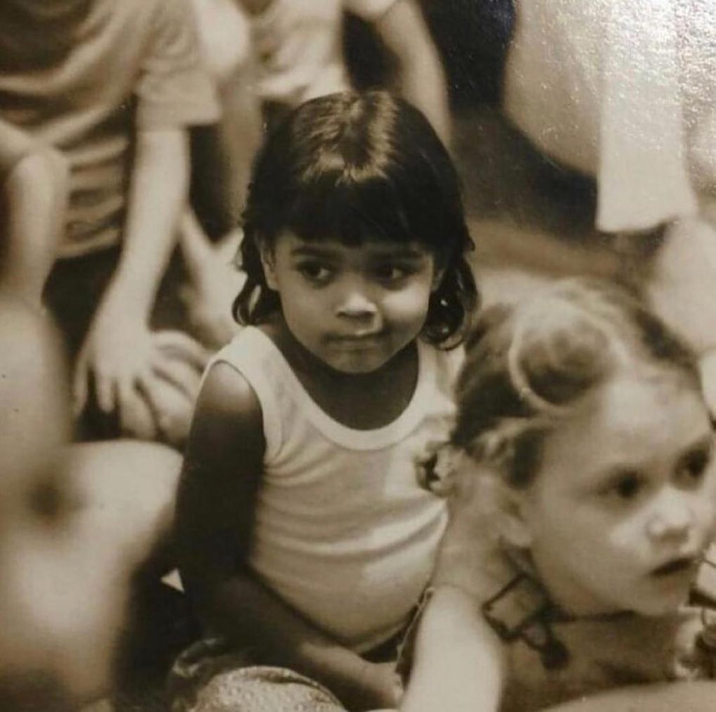 Preta Gil na escola com Amora Mautner (Arquivo pessoal)