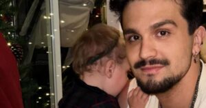 Luan Santana com a filha, Serena