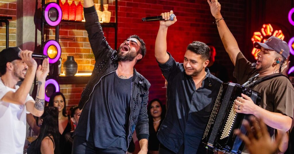 Patrick Costa com Henrique, Juliano e Grelo