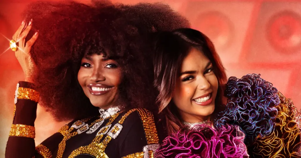 Gaby Amarantos e Melody (Felipe Diniz/Globo)