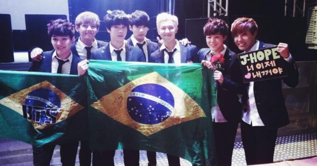BTS no Brasil: a noite de 2014 que ninguém esqueceu 2 BTS no Brasil em 2014