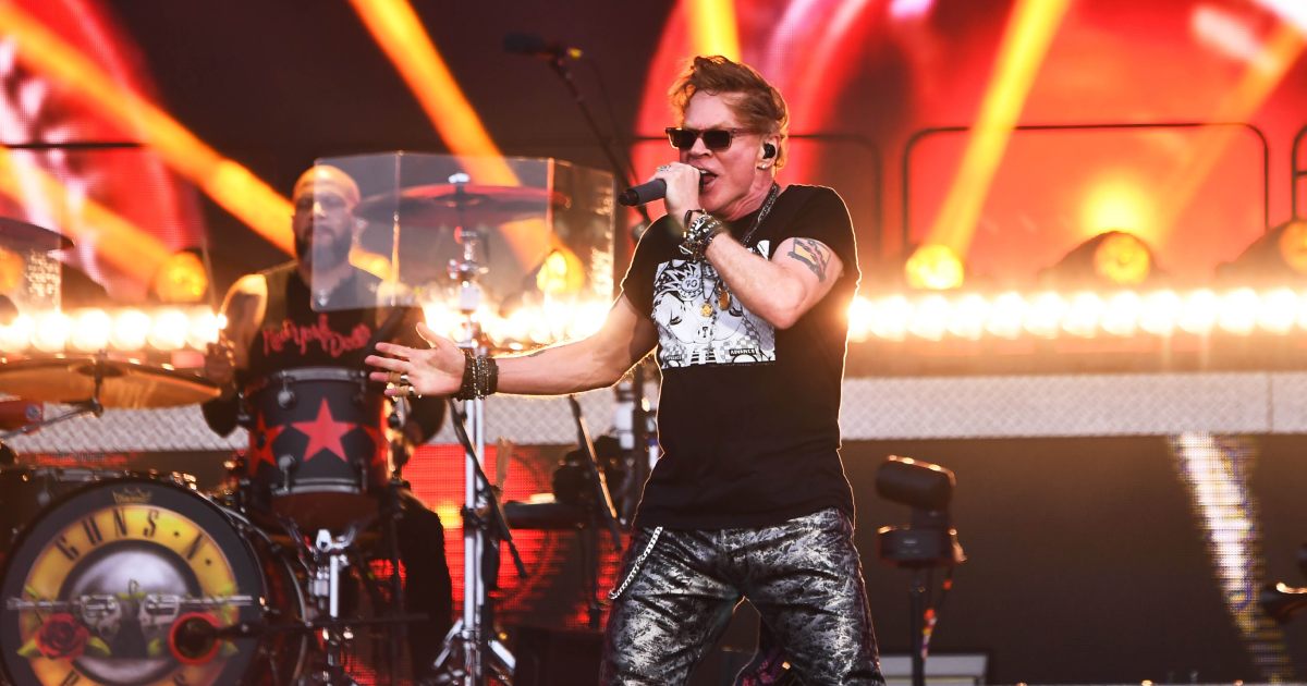 Axl Rose, vocalista do Guns N' Roses