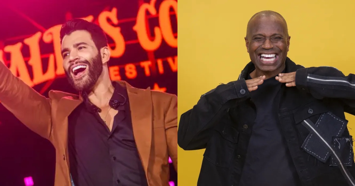 Gusttavo Lima e Edilson (Will Dias/ Manoella Mello/Divulgação)