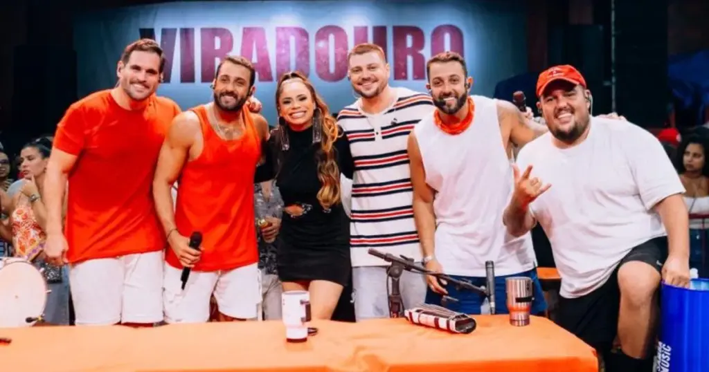 Lexa no pagode? Cantora participa de gravação do grupo Vou Zuar 1 Lexa e Vou Zuar (créditos Rodrigo Moreira)
