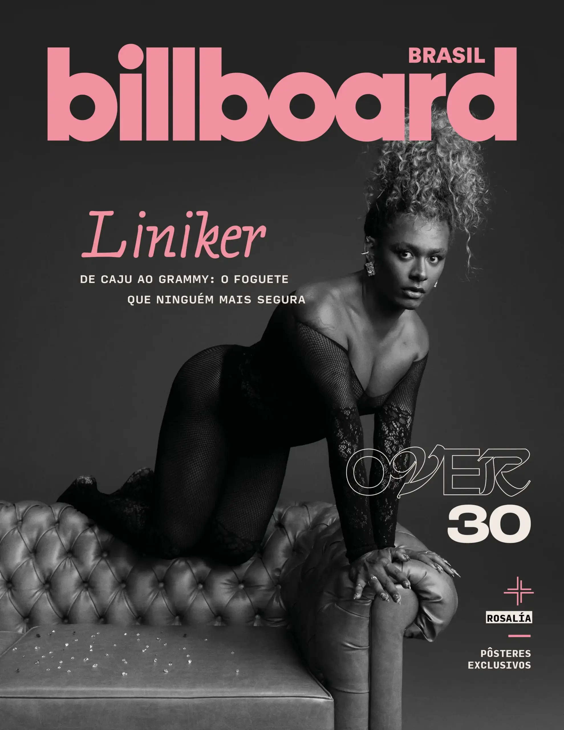 Liniker inspira o sonho de um mundo melhor na capa da Billboard Over 30 2 Capa Liniker Billboard Brasil Over30