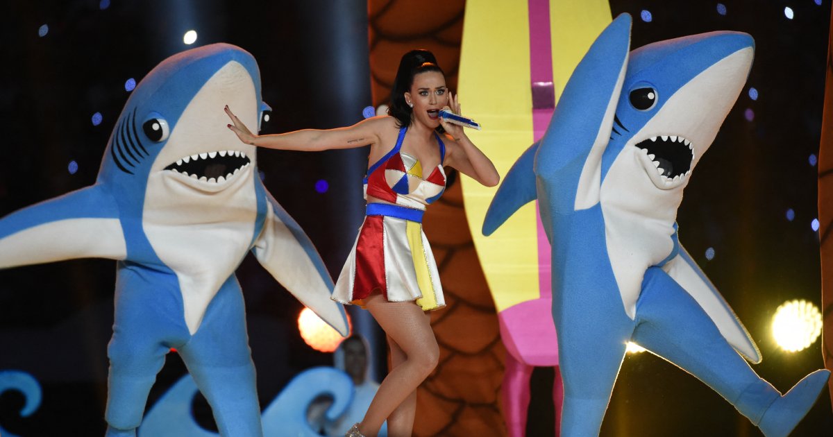 Os 10 shows do intervalo do Super Bowl mais assistidos da história 5 Katy Perry no Super Bowl