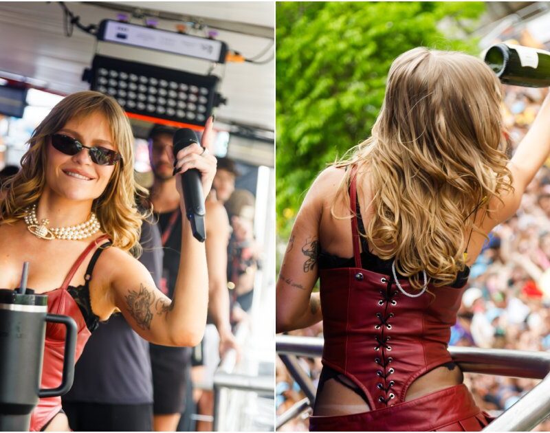 Fotos: Luísa Sonza arrasta multidão em bloco de Carnaval em São Paulo