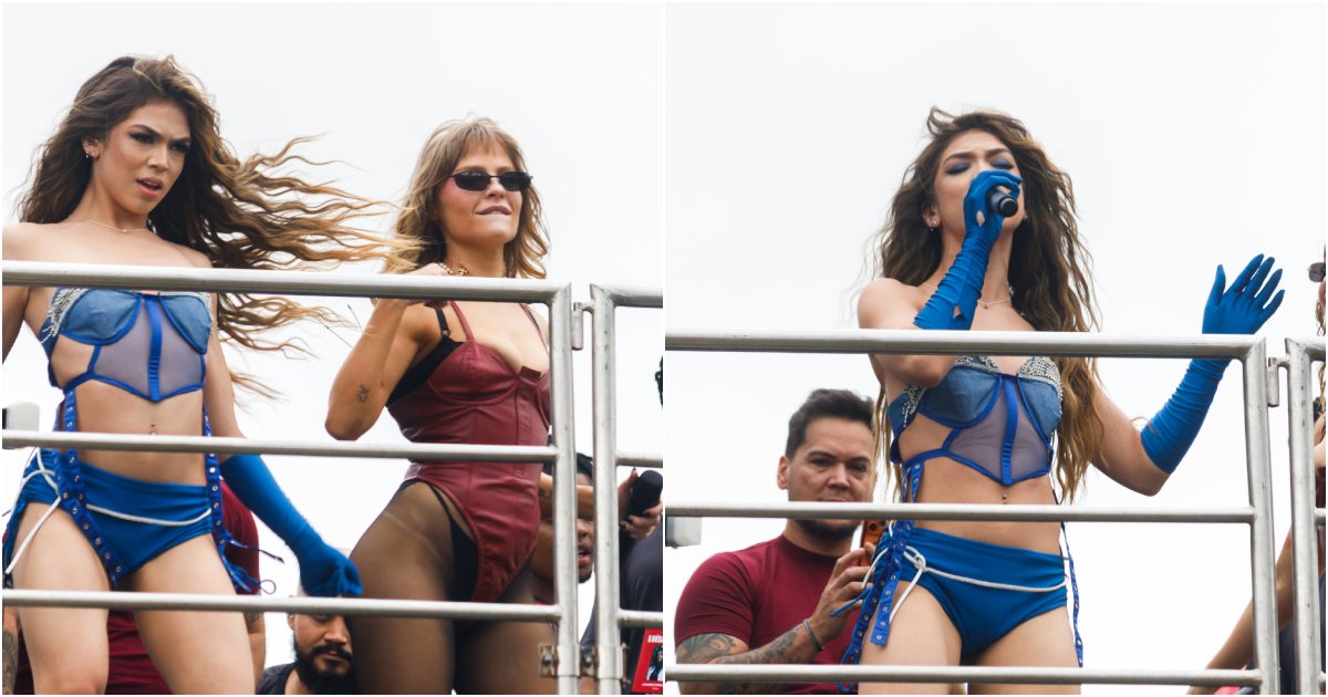 Fotos: Luísa Sonza arrasta multidão em bloco de Carnaval em São Paulo 3 Luísa Sonza e Melody