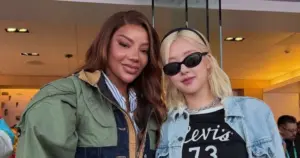 Ludmilla e Rosé (reprodução Instagram)