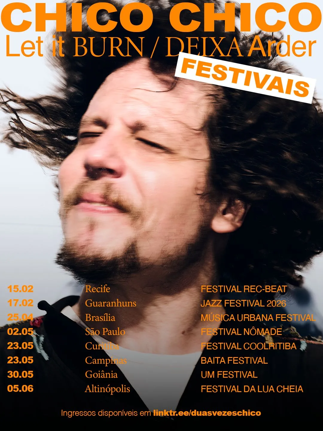 Chico Chico anuncia nova datas de shows em festivais 2 Chico Chico anuncia datas de shows em festivais