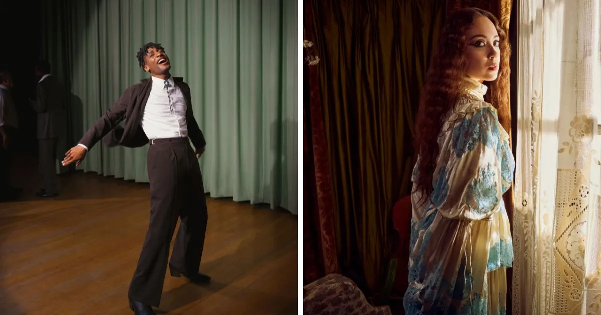 Jon Batiste (créditos: Chuck) e Laufey (créditos: Emma Summerton)