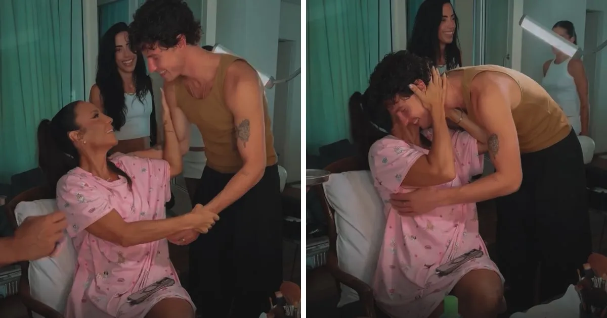 Romance no ar: Shawn Mendes e Bruna Marquezine curtem trio de Ivete Sangalo 4 Ivete Sangalo e Shawn Mendes (reprodução X)