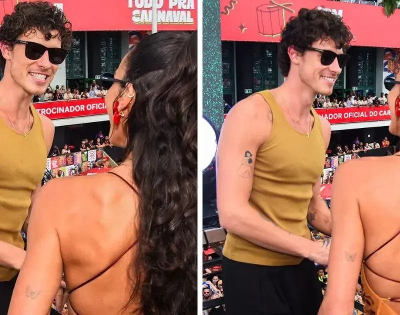 Shawn Mendes e Bruna Marquezine prestigiam Ivete Sangalo em trio; veja