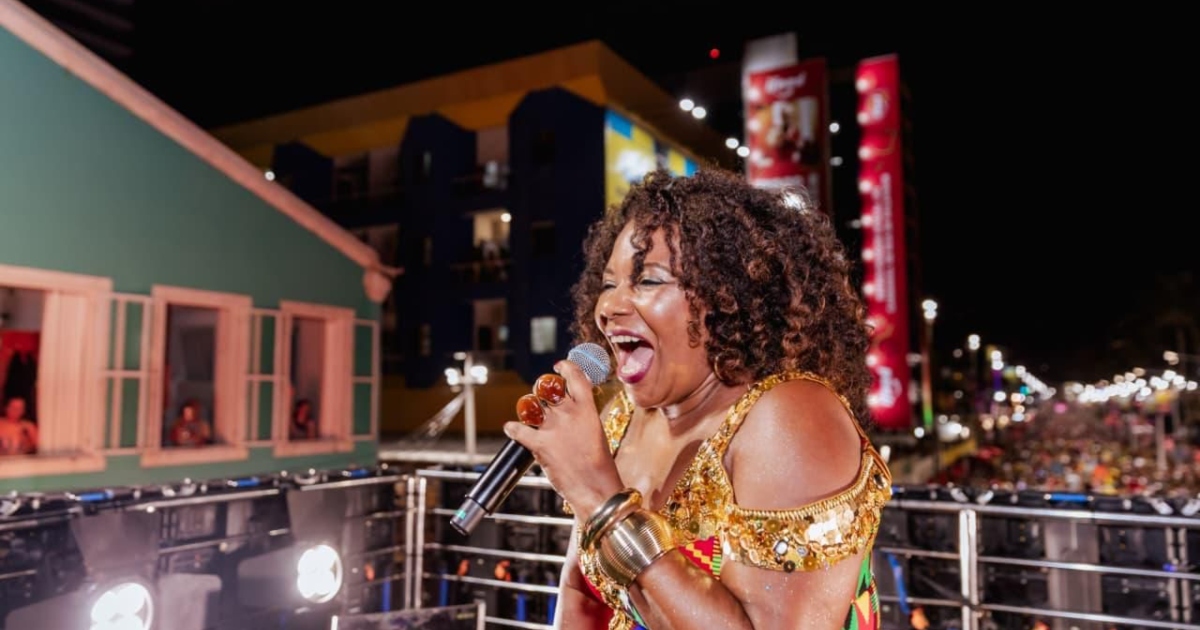 Margareth Menezes comanda noite histórica com Trio da Cultura em Salvador 4 Margareth Menezes (Diogo Andrade/Divulgação)