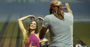 Mari Gonzalez e Bell Marques no Camarote Salvador 2026 (Caio Duran e Thiago Duran - BrazilNews)