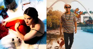 LOUISE e Chico Science (João Alencar/Instagram Grande Rio)