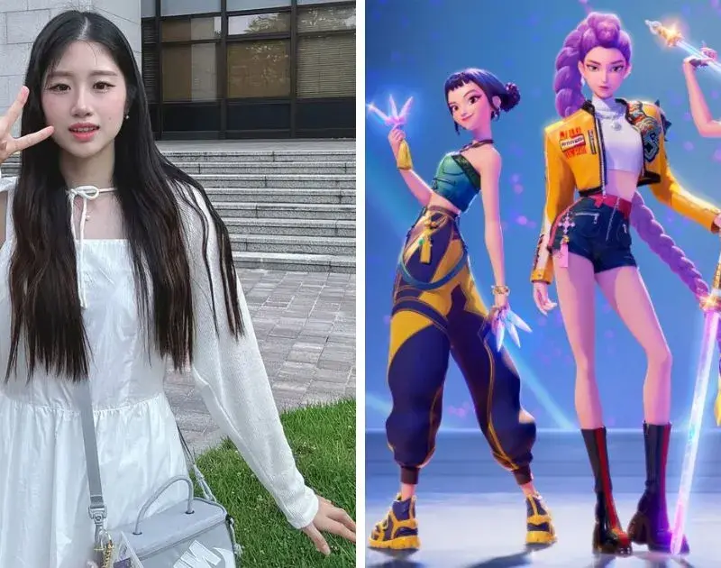 Patinadora se apresenta ao som de ‘Guerreiras do K-pop’ nas Olimpíadas