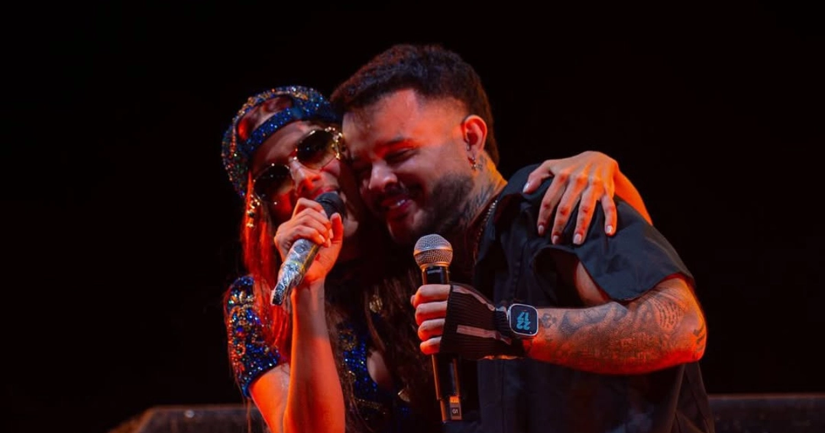 Hitmaker e Anitta cantam 'Gostosin' (Divulgação)